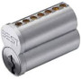 BEST 6C7A1626 - Core for 4S cylinder-  7 pin, A keyway, uncombinated-satin chromium