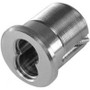 BEST 1E74C115RP3626- standard mortise cylinder 1 1/4", 7 pin, straight cam- satin chrominum