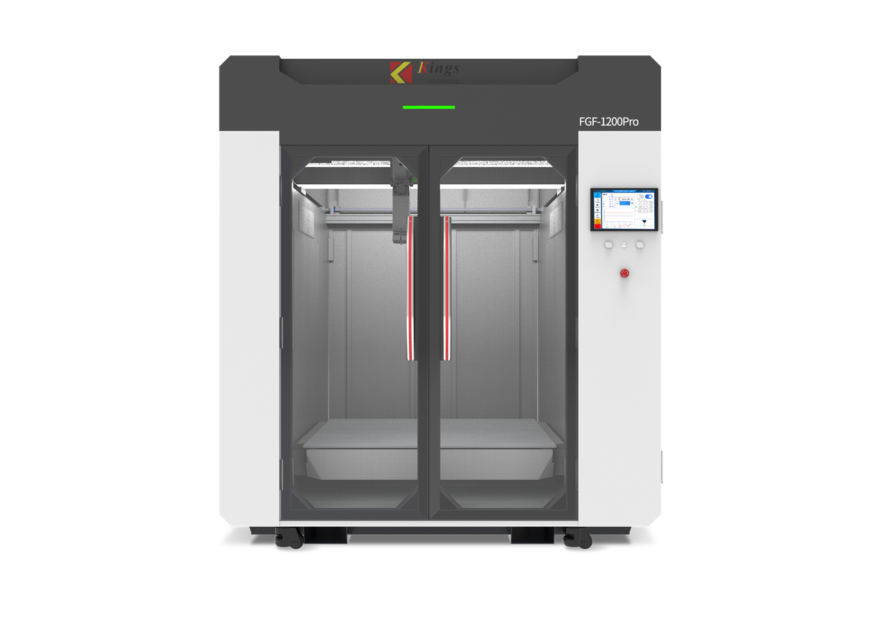 Kings FGF 1200Pro industrial pellet 3D printer front view