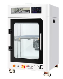 Kings FDM 3040 industrial high speed FDM 3D printer front three quarter view
