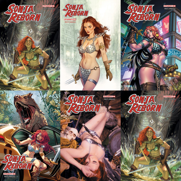 SONJA REBORN #1 5-PACK - INCLUDES COVERS A-F