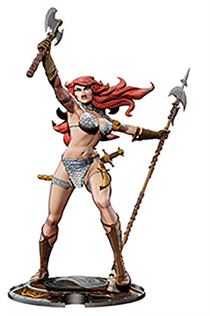 RED SONJA 45TH ANNIVERSARY STATUE DIAMOND EYE ARTIST'S PROOF EDITION