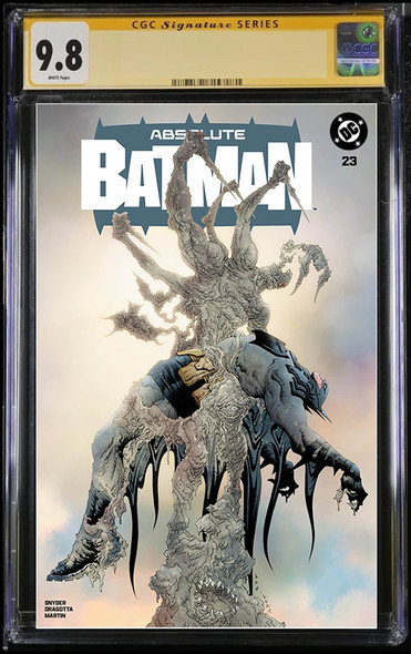 ABSOLUTE BATMAN #23 JAE LEE DYNAMIC FORCES EXCLUSIVE TRADE VARIANT CGC SIGNATURE SERIES SIGNED BY JAE LEE GRADED 9.8