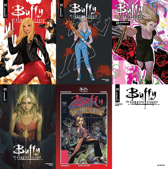 BUFFY THE VAMPIRE SLAYER #1 MEGA 6-PACK - INCLUDES ONE COPY EACH OF ALL OPEN ORDER COVERS + BLANK AUTHENTIX