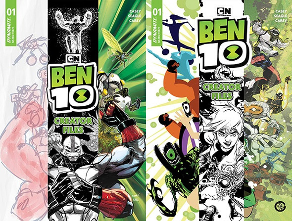 BEN 10 CREATOR FILES #1 DELUXE 2-PACK INCLUDES BOTH OPEN ORDER COVERS A - B