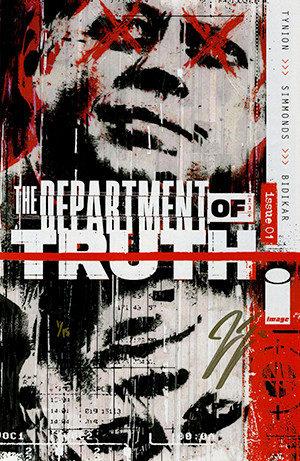 DEPARTMENT OF TRUTH #1 ULTRA-LIMITED ELITE GOLD SIGNATURE SERIES SIGNED BY JAMES TYNION IV
