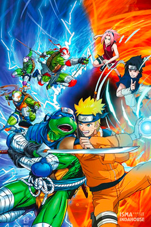 TEENAGE MUTANT NINJA TURTLES X NARUTO #1 RAYMOND GAY & ISMA INDAHOUSE VIRGIN EXCLUSIVE