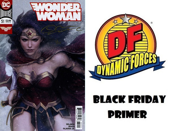 WONDER WOMAN #51 ELITE GOLD SIGNATURE SERIES SIGNED BY STEVE ORLANDO - BLACK FRIDAY PRIMER!!!