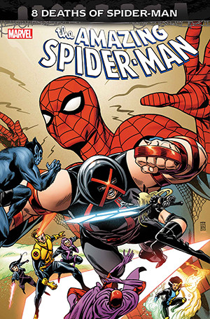 AMAZING SPIDER-MAN #68.DEATHS SILVER SIGNATURE SERIES SIGNED BY CHRISTOS GAGE