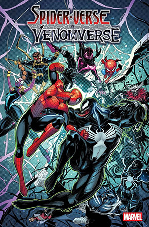 SPIDER-VERSE VS VENOMVERSE #1 SIGNED BY KYLE HIGGINS