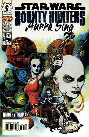 STAR WARS: BOUNTY HUNTERS - AURRA SING #1 GOLD FOIL LOGO VARIANT EXCLUSIVE PLUS BONUS BOOKS