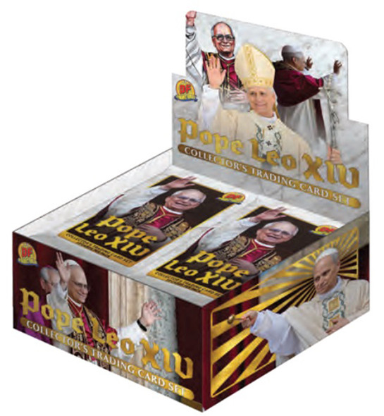 DYNAMIC FORCES POPE LEO XIV COLLECTOR'S TRADING CARD SET - CASE