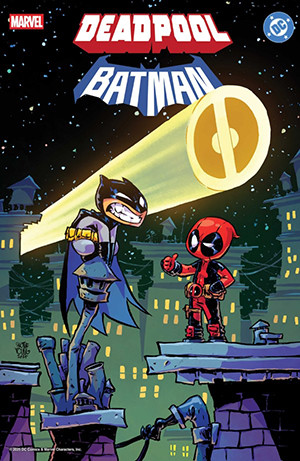 MARVEL/DC: DEADPOOL/BATMAN #1 SKOTTIE YOUNG VARIANT CGC GRADED!