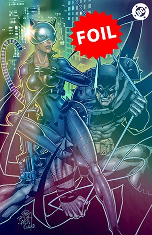 Absolute Catwoman #3 Jim Balent Dynamic Forces Exclusive Virgin Foil Variant Signed by Jim Balent