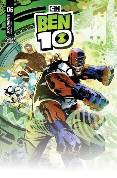Ben 10 #6 1-in-50 Duncan Rouleau Cover O Signed by Duncan Rouleau - Includes 10 Copies of Each Open Order Cover