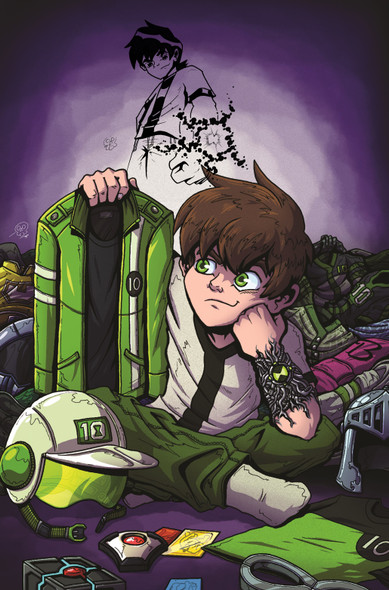 Ben 10 #6 Dynamite.com Kuro the Artist Signed and Remarked with a Ben 10 Sketch Option 1