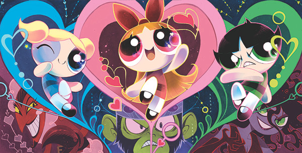 POWERPUFF GIRLS #1,2,3 KAREN S DARBOE LIMITED METAL CONNECTING