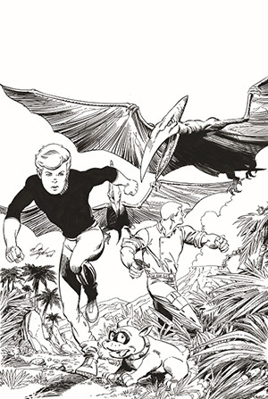 JONNY QUEST #1 BOB LAYTON LINE ART VIRGIN DYNAMITE.COM EXCLUSIVE