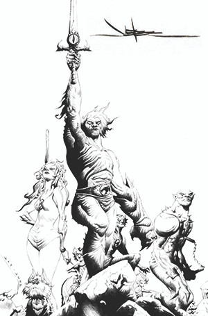 THUNDERCATS #1 JAE LEE LINE ART VIRGIN SIGNED BY JAE LEE DYNAMITE.COM EXCLUSIVE