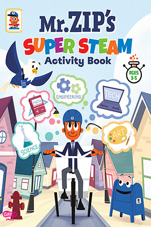 MR. ZIP'S SUPER STEAM ACTIVITY BOOK TRADE PAPERBACK