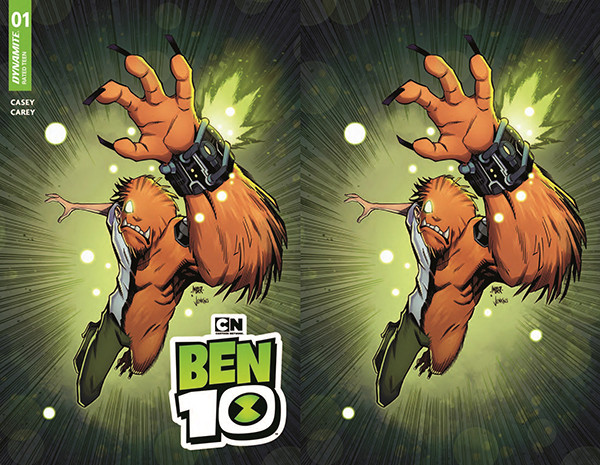 BEN 10 #1 DYNAMITE.COM EXCLUSIVE COVER ZE & ZF CHRIS !MBER
