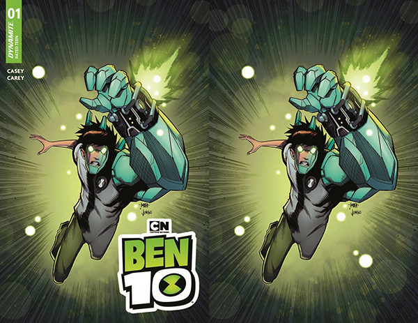 BEN 10 #1 DYNAMITE.COM EXCLUSIVE COVER ZG & ZH CHRIS !MBER