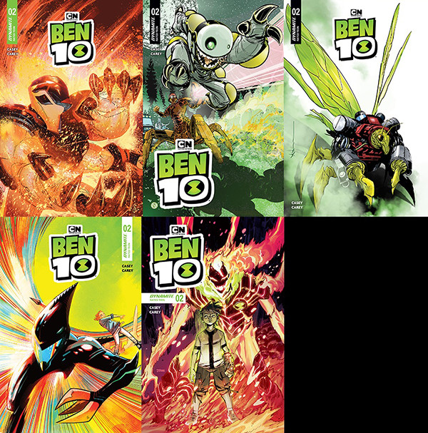 BEN 10 #2 DELUXE 5-PACK - INCLUDES ONE COPY EACH OF ALL OPEN ORDER COVERS