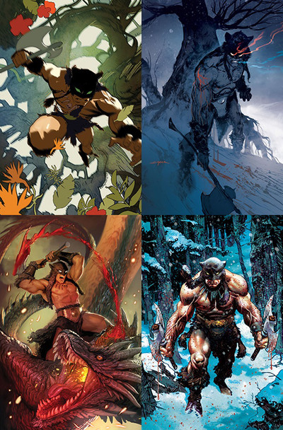 FIRE AND ICE: DARKWOLF #1 PREMIERE VARIANT EDITION BUNDLE INCLUDING ALL 4 QUALIFYING INCENTIVE VARIANT COVERS INCLUDES 70 COPIES OF EACH OPEN ORDER COVER