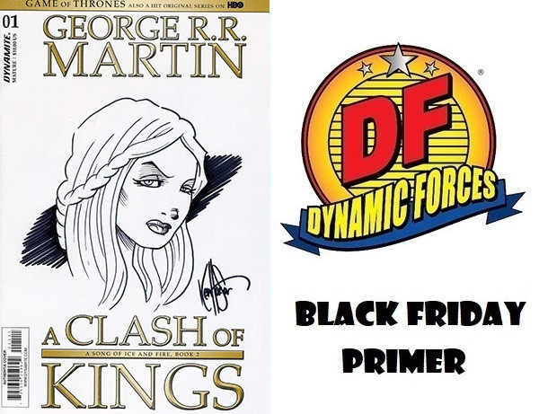 GEORGE R.R. MARTIN'S A CLASH OF KINGS #1 BLANK AUTHENTIX EDITION SIGNED AND REMARKED BY KEN HAESER - BLACK FRIDAY PRIMER!!!