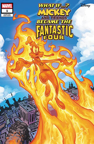 WHAT IF MICKEY & FRIENDS BECAME FANTASTIC FOUR #1 SKOTTIE YOUNG VARIANT CGC GRADED
