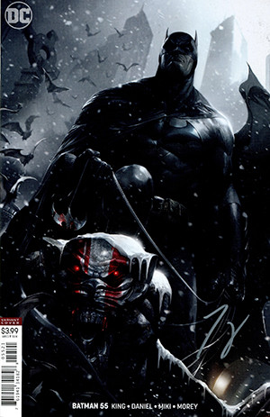 BATMAN #55 FRANCESCO MATTINA VARIANT SILVER SIGNATURE SERIES SIGNED BY TOM KING