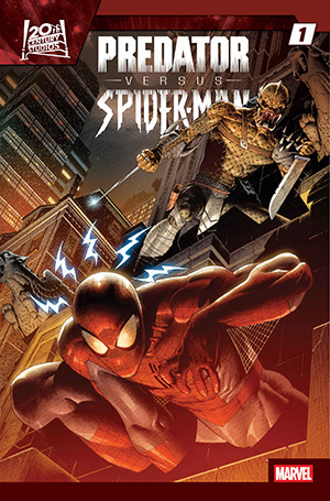PREDATOR VS. SPIDER-MAN #1 SIGNED BY BENJAMIN PERCY