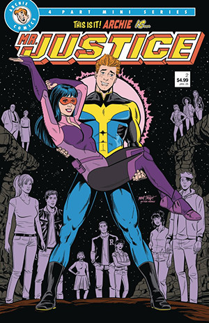 ARCHIE IS MR JUSTICE #2 CRISIS ON INFINITE EARTHS #7 HOMAGE VARIANT SIGNED BY MATT TALBOT