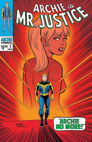 ARCHIE IS MR JUSTICE #3 AMAZING SPIDER-MAN #50 HOMAGE VARIANT SIGNED BY MATT TALBOT