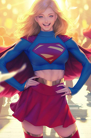 SUPERGIRL #1 STANLEY ARTGERM LAU FOIL VARIANT CGC GRADED