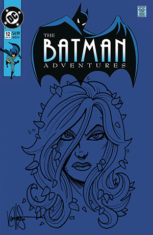 BATMAN ADVENTURES #12 FACSIMILE EDITION BLANK VARIANT SIGNED AND REMARKED BY KEN HAESER WITH A POISON IVY SKETCH