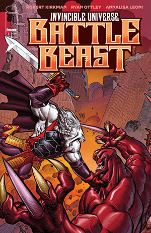 INVINCIBLE UNIVERSE: BATTLE BEAST #1 COVER D 1:10 EJ SU VARIANT!