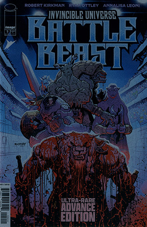 INVINCIBLE UNIVERSE: BATTLE BEAST #2 ULTRA-RARE ADVANCE EDITION FOIL VARIANT!