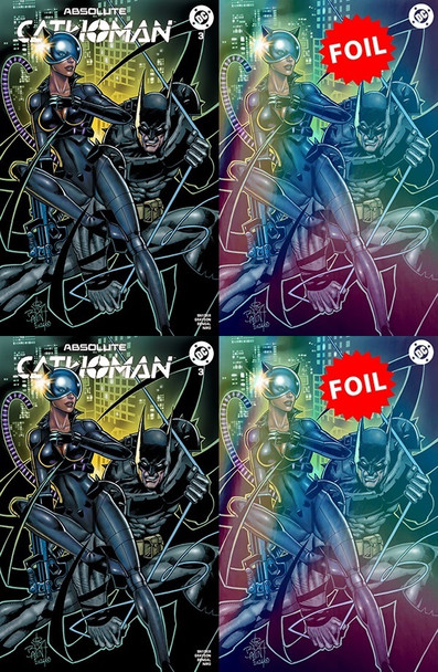 Absolute Catwoman #3 Jim Balent Dynamic Forces Exclusive Trade and Virgin Foil Variant Set Each Signed by Jim Balent Plus Unsigned Set