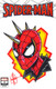 MARVEL COMICS COMMISSIONED COVER ART SIGNED AND REMARKED BY KEN HAESER WITH A SPIDER-PUNK SKETCH