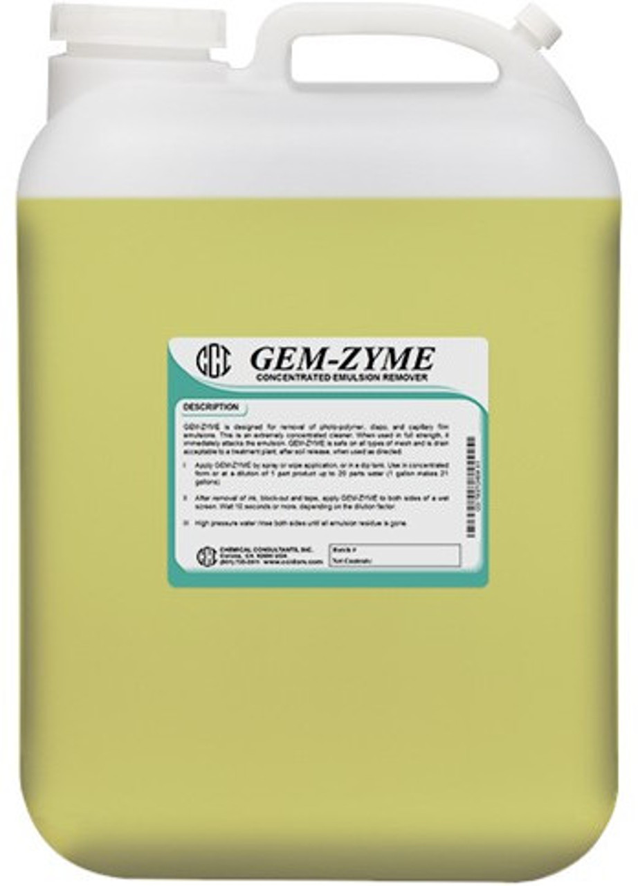CCI GEM-ZYME concentrated emulsion remover