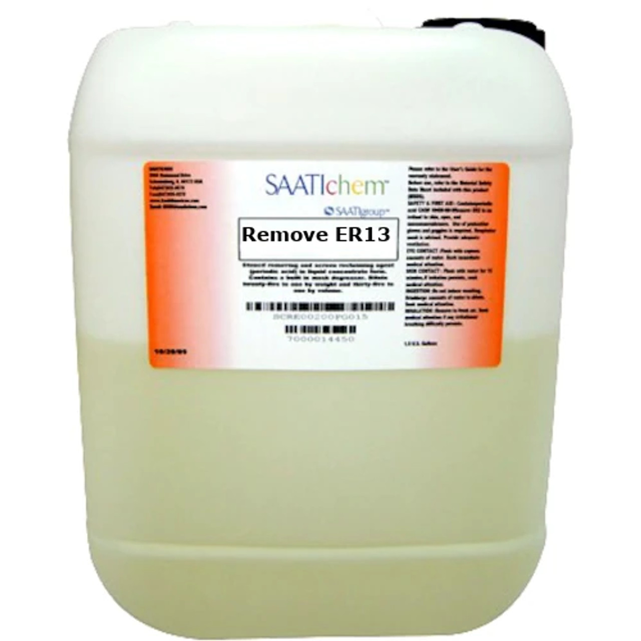 Saati Remove ER13 Emulsion Remover, 5 Gallons