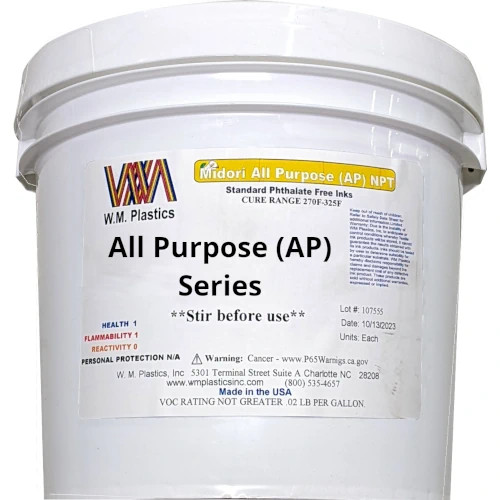 WM Plastics All Purpose (AP) Series Screen Printing Ink