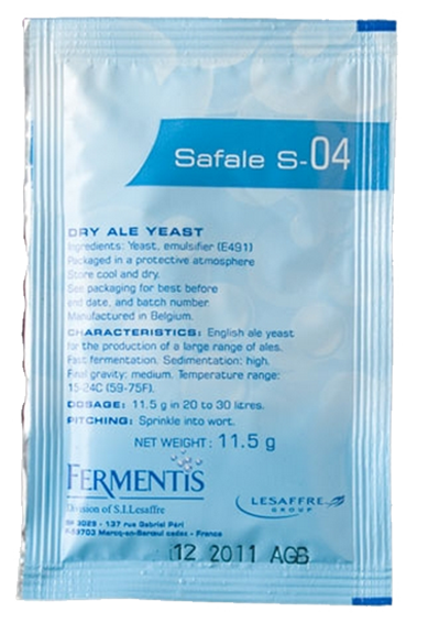 Safale S-04 Yeast