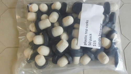 plastic top corks