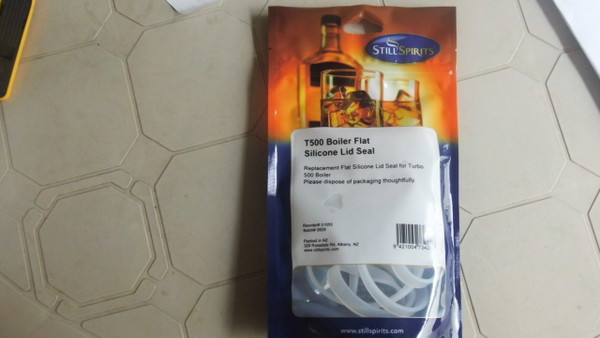 Still Spirits T500 Flat Silicone Lid Seal for Boiler