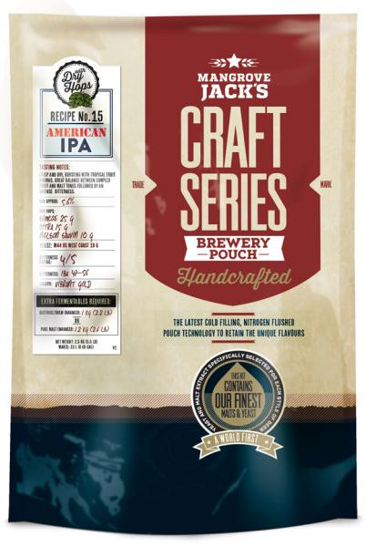 Mangrove Jack's Craft Series American IPA + dry hops 
