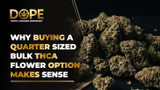 Why Buying a Quarter Sized Bulk THCA Flower Option Makes Sense