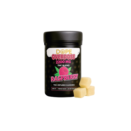 Raspberry THC Gummies – Overdose 2200mg THC Blend png Raspberry THC Gummies – Overdose 2200mg THC Blend png