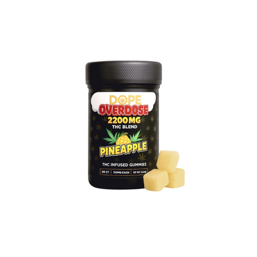 Pineapple THC Gummies – Overdose 2200mg THC Blend png Pineapple THC Gummies – Overdose 2200mg THC Blend png